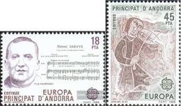 Andorra - Spanish Post 181-182 (complete Issue) Unmounted Mint / Never Hinged 1985 Europe - Unused Stamps