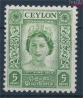 Ceylon Postfrisch Krönung 1953 Krönung  (10364238 - Sri Lanka (Ceylon) (1948-...)