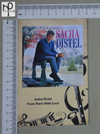 POSTCARD  - SACHA DISTEL - LPS COLLECTION - 2 SCANS  - (Nº58717) - Music And Musicians