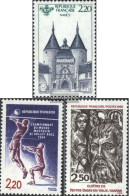 France 2549,2550,2551 (complete Issue) Unmounted Mint / Never Hinged 1986 Philately, Volleyball, Tourism - Ungebraucht