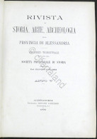 Rivista Di Storia Arte Archeologia Prov. Di Alessandria - Anno V Completo 1896 - Sonstige & Ohne Zuordnung