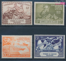 Turks- Und Caicos-Inseln 143-146 (kompl.Ausg.) Postfrisch 1949 75 Jahre UPU (10364147 - Turks & Caicos