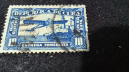 CUBA- 1910--35-  10 C.    DAMGALI - Gebruikt