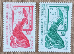St Pierre Et Miquelon - YT N°502, 503 - La Pêche - 1989 - Neufs - Unused Stamps