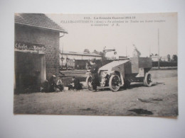 CPA MILITARIA - GUERRE 14/18 - VILLERS COTTERET, EN ATTENDANT LES TAUBES NOS TROUPIERS SE RECONFORTENT - Otros & Sin Clasificación