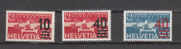 1935/38  PA   N° F21 - F25 - F24  NEUFS*  COTE 30.00   CATALOGUE   SBK - Unused Stamps