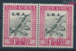 Namibia - Südwestafrika 174-175 Waagerechtes Paar Postfrisch 1935 Voortrekker-Marken (10363514 - Namibia (1990- ...)