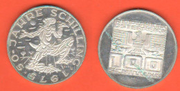 Austria Shilling 100 Schilling 1978 Österreich 50°th Schilling Silver Proof Coin - Oostenrijk