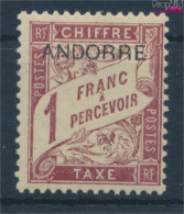 Andorra - Französische Post P6 Postfrisch 1931 Portomarken (10363040 - Nuovi