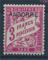 Andorra - Französische Post P8 Postfrisch 1931 Portomarken (10363038 - Neufs