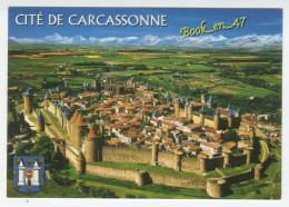 {87274} 11 Aude Carcassonne , Vue Aérienne De La Cité Prise Du Nord Est - Carcassonne