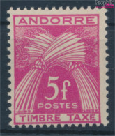 Andorra - Französische Post P37 Postfrisch 1946 Portomarken (10363034 - Nuovi