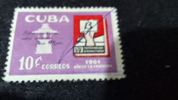 CUBA- 1950--65-  10 C.    DAMGALI - Usados