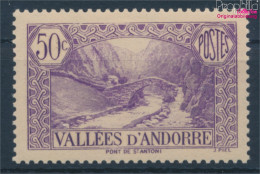 Andorra - Französische Post 61 Mit Falz 1937 Landschaften (10363018 - Unused Stamps