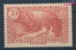 Andorra - Französische Post 65 Mit Falz 1937 Landschaften (10363016 - Nuovi