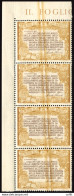 Roosevelt Lire 1  Varietà Taglio Chirurgico - Unused Stamps