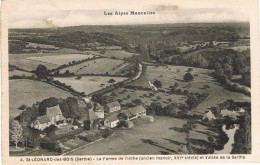 72-039 St-Leonard-des-Bois (Sarthe) - La Ferme De L'inthe (ancien Manoir, XVIe Siècle) Et Vallée De La Sarthe Imp-Photo - Saint Leonard Des Bois