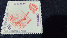 CUBA- 1950--65-  10 C.    DAMGALI - Oblitérés