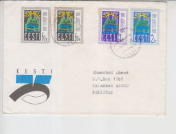 Estonia Covers Stamps {good Cover 5} Label - Estonia
