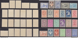 1947-51 Greece/Grecia, N° 553/564  23 Valori  MNH/** - Andere & Zonder Classificatie