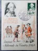 Carte Fédérale Choiseul Journée Du Timbre 1949  Marseille - 1940-1949