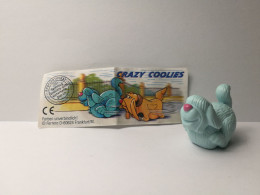 Kinder :  610227  Crazy Coolies 2002 - Big Wooly + BPZ - Montables