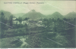 Aa620 Cartolina Quattro Castella Panorama 1927 Provincia Di Reggio Emilia - Reggio Nell'Emilia