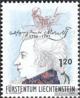 Liechtenstein 1427 (complete Issue) Unmounted Mint / Never Hinged 2006 Wolfgang Amadeus Mozart - Unused Stamps