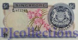 SINGAPORE 1 DOLLAR 1967 PICK 1a UNC - Singapur