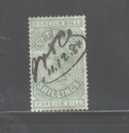 G. BRITAIN Q.V. REVENUE STAMP " 3 Sh. FOREIGN BILL" "NOVEM.12, 1894 USED - Other & Unclassified