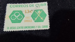 CUBA- 1950--65- 13 C.    DAMGALI - Usati