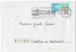 Lettre Secap Le HAVRE PPAL 1993 - Brücken