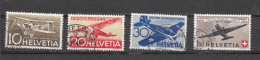 1944  PA   N° F37 à F40  OBLITERES    COTE 40.00   CATALOGUE   SBK - Oblitérés