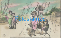226149 ART ARTE VERY BABY AND DOG POSTAL POSTCARD - Unclassified