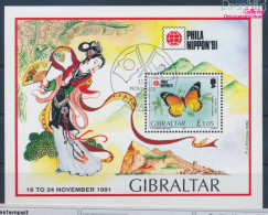 Gibraltar Block16 (kompl.Ausg.) Gestempelt 1991 PHILLANIPPON 91 (10343756 - Gibraltar