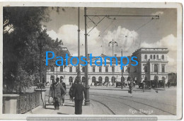 226150 LATVIA LETONIA RIGA STATION TRAIN CIRCULATED TO SPAIN POSTAL POSTCARD - Letland