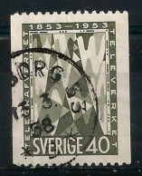 Sweden 1953 Telegraph Centenary Y.T. 379 (0) - Gebruikt