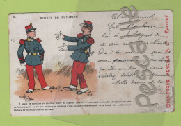 MILITARIA - CP MOTIFS DE PUNITION - ILLUSTRATEUR A PUILLAUME ? / LV&C N° 25 - CHAMPAGNE MERCIER & C° EPERNAY - CIRCULEE - Humorísticas