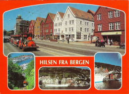 *CPM - NORVEGE -  BERGEN  - Salutations De Bergen - Hilsen Fra Bergen - Multivues - Noruega