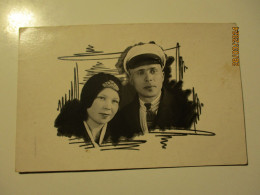 RUSSIA USSR 1932 ARKHANGELSK  SAILOR WITH HIS WIFE , 12-12 - Anonymous Persons