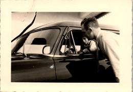 Photographie Photo Vintage Snapshot Amateur Automobile Voiture  - Auto's