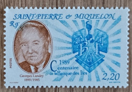 Saint Pierre Et Miquelon - YT N°511 - Banque Des îles - 1989 - Neuf - Neufs