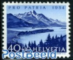 Switzerland 1954 40+10c, Stamp Out Of Set, Mint NH, Nature - Ungebraucht