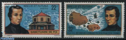 Wallis & Futuna 1977 Pere Chanel 2v, Mint NH, Religion - Various - Religion - Maps - Geografia