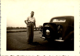 Photographie Photo Vintage Snapshot Amateur Automobile Voiture Auto - Cars