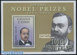 Ghana 2001 Nobel Prize S/s, Arrhenius S/s, Mint NH, History - Science - Nobel Prize Winners - Chemistry & Chemists - Prix Nobel