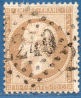 France 1862, 10 C Obliteré GC 2240 Marseille Cancelled - 1862 Napoléon III