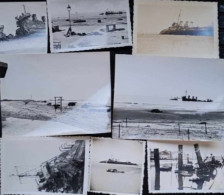 Photographie - Lot De 36 Photo De Tailles Diverse - Dunkerke - Epaves De Bateau - Fotografia