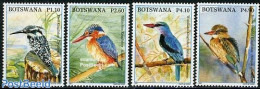 Botswana 2007 Birds 4v, Mint NH, Nature - Birds - Kingfishers - Botswana (1966-...)