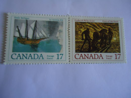 CANADA MNH   2 STAMPS HISTORY  SHIPS - Other & Unclassified